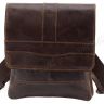 Кожаная недорогая винтажная мужская сумка Leather Collection (10367) - 4