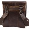 Кожаная недорогая винтажная мужская сумка Leather Collection (10367) - 2