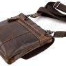 Кожаная недорогая винтажная мужская сумка Leather Collection (10367) - 6