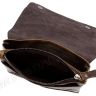 Кожаная недорогая винтажная мужская сумка Leather Collection (10367) - 9