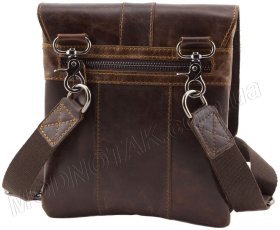 Шкіряна недорога вінтажна чоловіча сумка Leather Collection (10367)