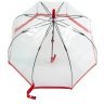 Зонт-трость женский Fulton Birdcage-1 L041 Red (Механика, прозрачный с красными вставками) 93794 фото №6 Зонт-трость женский Fulton Birdcage-1 L041 Red (Механика, прозрачный с красными вставками) 93794 modnotak фото - 6