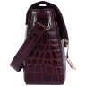 Сумка крос-боді шкіряна жіноча з фактурою кроко Ashwood Bordo 93994 (Бордовий) фото №3 Сумка крос-боді шкіряна жіноча з фактурою кроко Ashwood Bordo 93994 (Бордовий) modnotak фото - 3