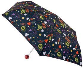 Женский зонт Fulton L926-040751 Curio-2 UV Trippy Casino (Разноцветный с принтом &quot;Казино&quot;, механика) 94294