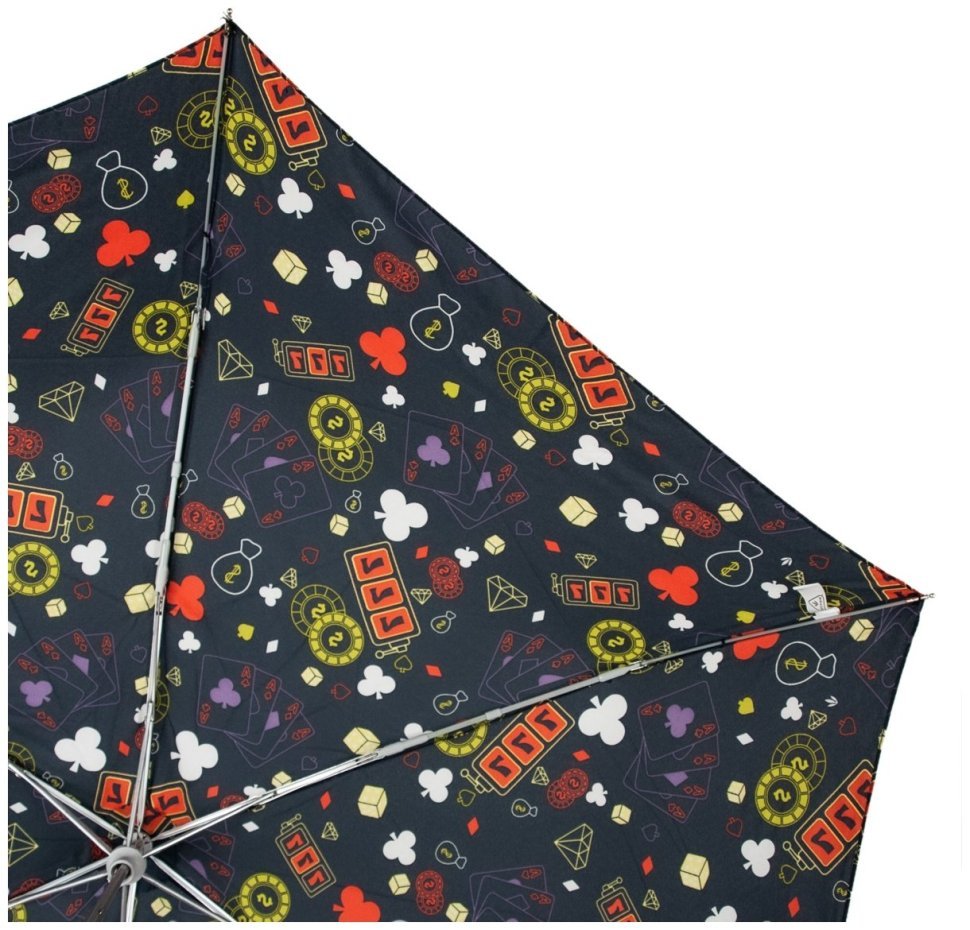 Женский зонт Fulton L926-040751 Curio-2 UV Trippy Casino (Разноцветный с принтом "Казино", механика) 94294 modnotak фото №9