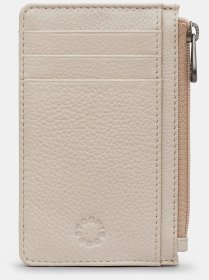 Кардхолдер из натуральной кожи светло-серого цвета Yoshi Morton (Великобритания) 94394