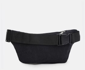 Повседневная мужская сумка на пояс из прочного текстиля черного цвета Monsen 104494