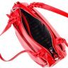 Яскрава повсякденна жіноча сумка із зернистої шкіри червоного кольору KARYA (2420880) - 5