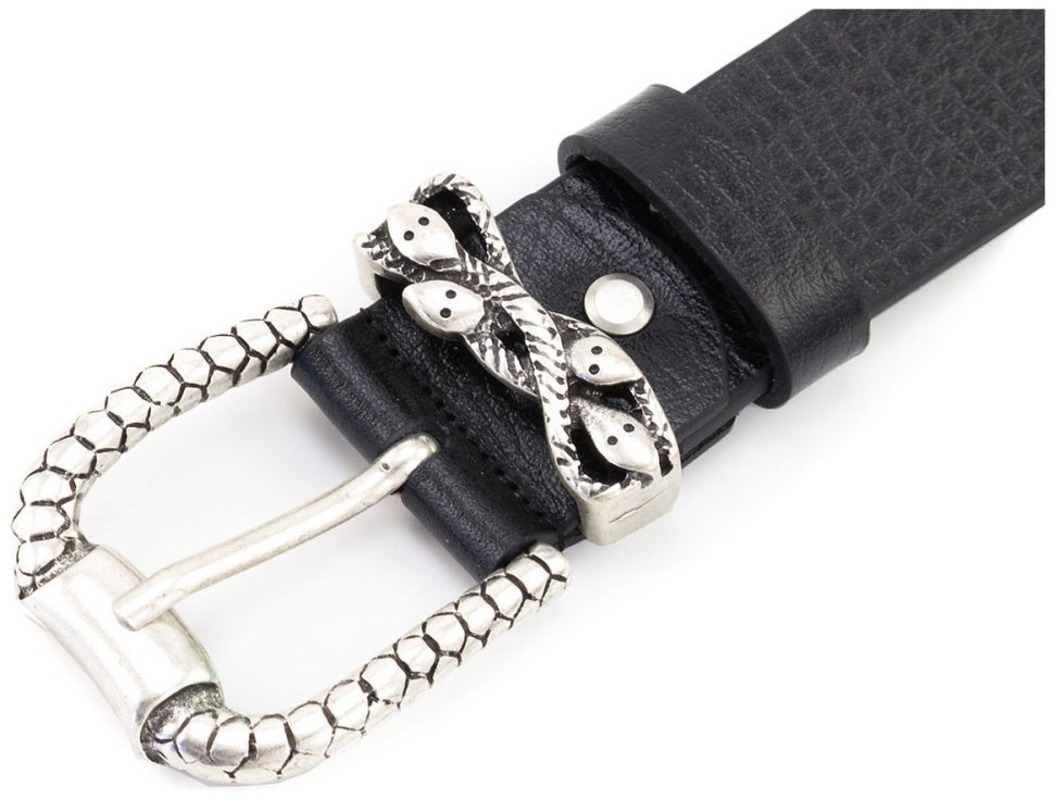 Дизайнерский женский кожаный ремень с пряжкой в виде змей Gherardini 40814 (Италия) фото №2 Дизайнерский женский кожаный ремень с пряжкой в виде змей Gherardini 40814 (Италия) modnotak фото №2