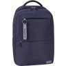 Темно-синий текстильный рюкзак для ноутбука Bagland (55494) - 1
