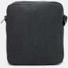 Практичная мужская текстильная сумка через плечо в черном цвете Monsen (19418) - 3