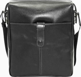 Класична чоловіча сумка планшет через плече чорного кольору VATTO (11935)