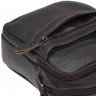 Классическая мужская сумка-планшет из коричневой кожи через плечо Keizer (19384) - 6