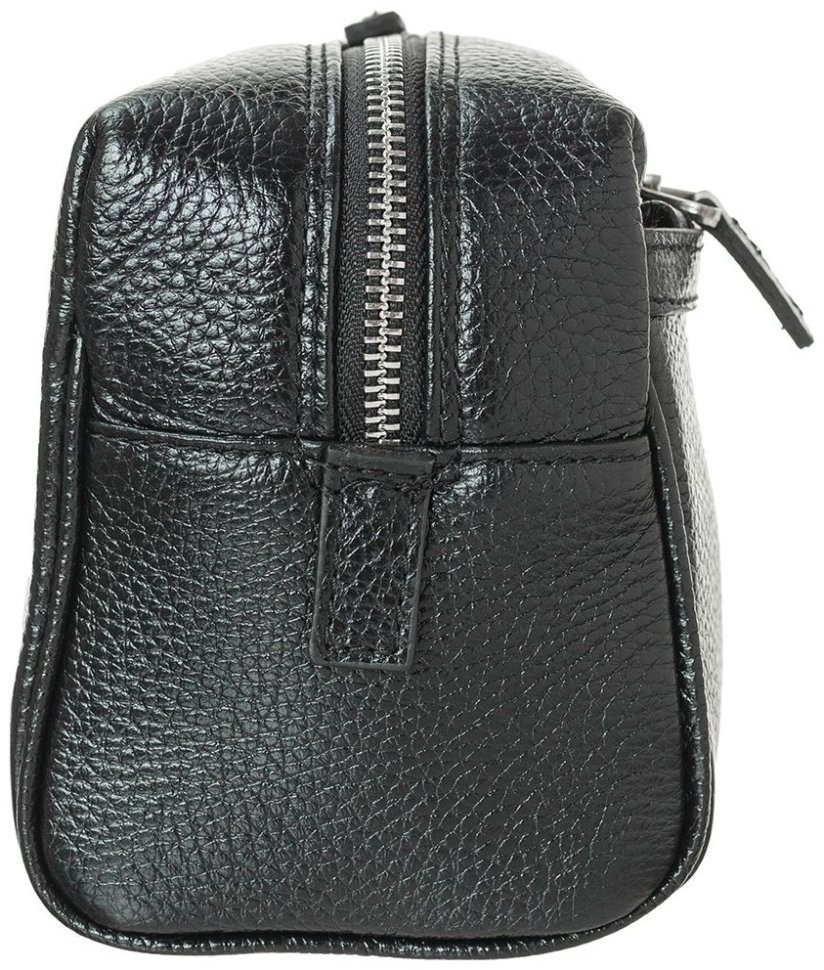 Вместительный мужской несессер из натуральной кожи флотар черного цвета Desisan 107494 фото №3 Вместительный мужской несессер из натуральной кожи флотар черного цвета Desisan 107494 modnotak фото №3