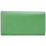 Шкіряний гаманець конверт зі шкіри флотар на кнопці Desisan 107894 зеленого кольору фото №2 Шкіряний гаманець конверт зі шкіри флотар на кнопці Desisan 107894 зеленого кольору modnotak фото - 2
