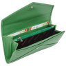 Шкіряний гаманець конверт зі шкіри флотар на кнопці Desisan 107894 зеленого кольору фото №4 Шкіряний гаманець конверт зі шкіри флотар на кнопці Desisan 107894 зеленого кольору modnotak фото - 4