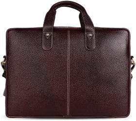 Кожаная сумка с ручками с отделением для ноутбука до 15" Hammonds Flycatcher LB106 коричневого цвета 107994