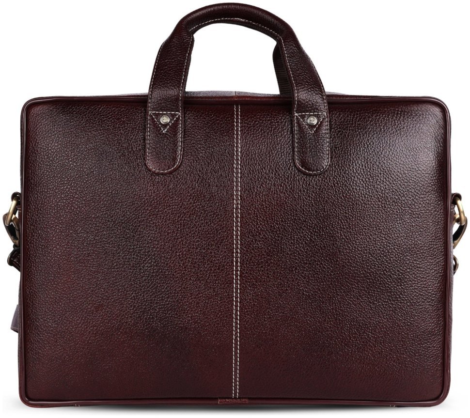 Кожаная сумка с ручками с отделением для ноутбука до 15" Hammonds Flycatcher LB106 коричневого цвета 107994 фото №2 Кожаная сумка с ручками с отделением для ноутбука до 15" Hammonds Flycatcher LB106 коричневого цвета 107994 modnotak фото №2