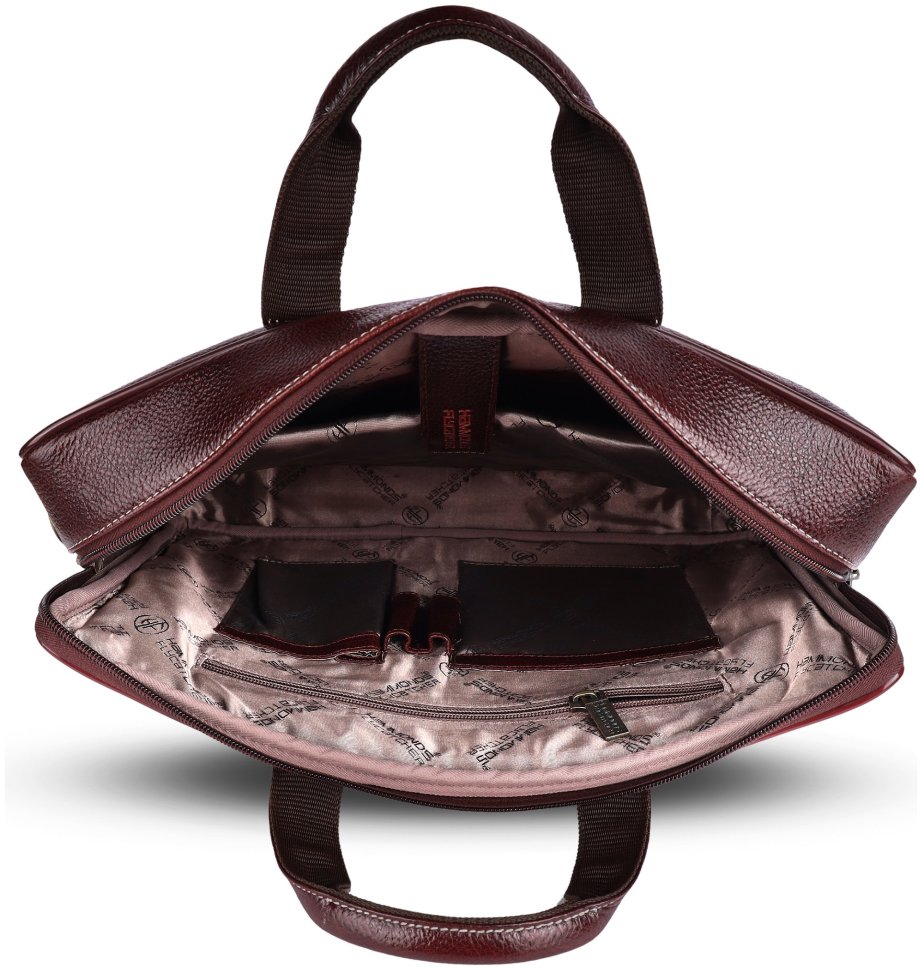 Кожаная сумка с ручками с отделением для ноутбука до 15" Hammonds Flycatcher LB106 коричневого цвета 107994 фото №5 Кожаная сумка с ручками с отделением для ноутбука до 15" Hammonds Flycatcher LB106 коричневого цвета 107994 modnotak фото №5