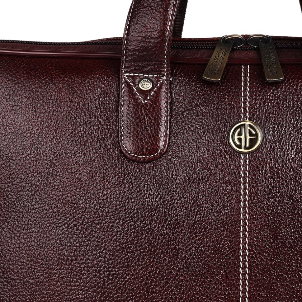 Кожаная сумка с ручками с отделением для ноутбука до 15" Hammonds Flycatcher LB106 коричневого цвета 107994 фото №7 Кожаная сумка с ручками с отделением для ноутбука до 15" Hammonds Flycatcher LB106 коричневого цвета 107994 modnotak фото №7