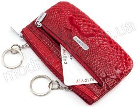 Женская кожаная ключница на молнии KARYA (16592)