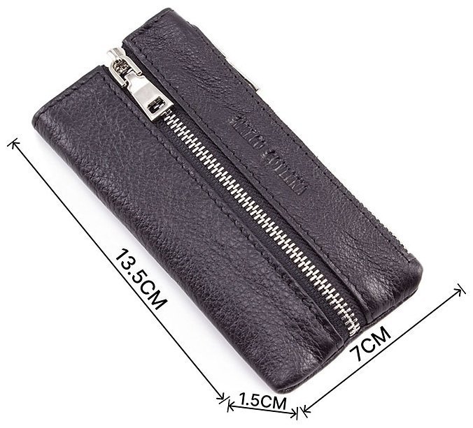 Кожаная ключница на молнии Marco Coverna (16643) modnotak фото №3