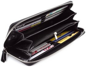 Мужской кожаный кошелек-клатч на молнии BOSTON (16684)