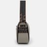 Женская сумка кросс боди из фактурной кожи серого цвета Borsa Leather 108994 фото №4 Женская сумка кросс боди из фактурной кожи серого цвета Borsa Leather 108994 modnotak фото - 4