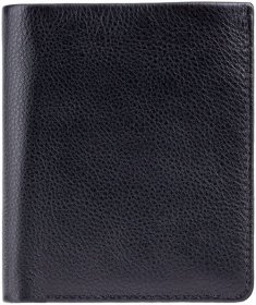 Мужское портмоне маленького размера из черной кожи с RFID - Visconti Saber 68994