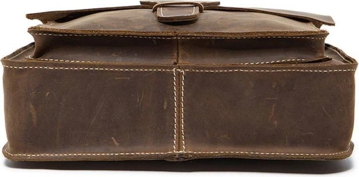 Вертикальная мужская сумка из натуральной кожи VINTAGE STYLE (14660)