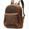 Рюкзак для ноутбука из натуральной кожи коричневого цвета VINTAGE STYLE (14699) - 3