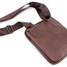 Небольшая мужская наплечная сумочка из натуральной кожи Leather Collection (10329) - 5