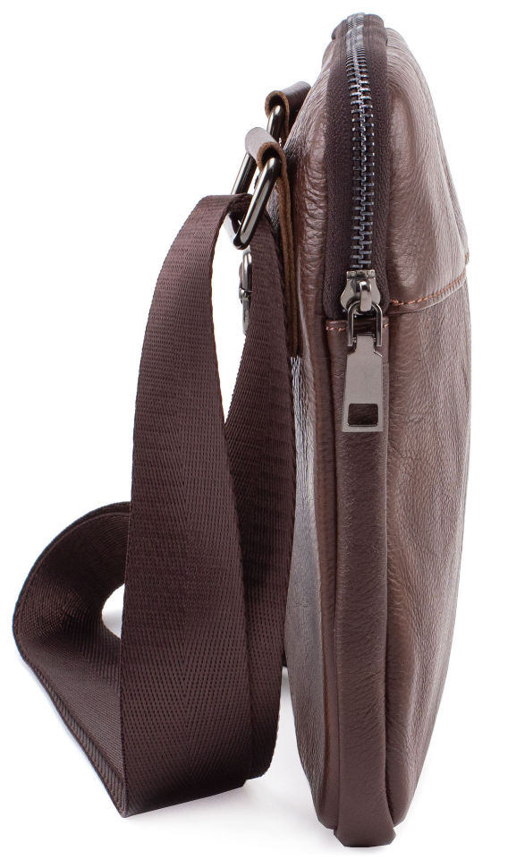Невелика чоловіча наплечная сумочка з натуральної шкіри Leather Collection (10329)