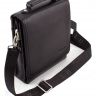 Вместительная кожаная мужская сумка с клапаном и ручкой H.T Leather Collection (9010-7) - 5