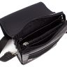 Вместительная кожаная мужская сумка с клапаном и ручкой H.T Leather Collection (9010-7) - 9
