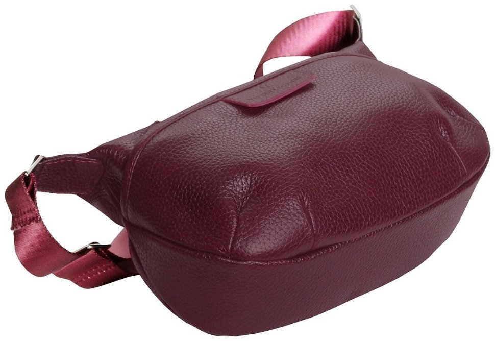 Бордового цвета женская сумка через плече Vip Collection 102495 (кожа флотар) фото №3 Бордового цвета женская сумка через плече Vip Collection 102495 (кожа флотар) modnotak фото №3