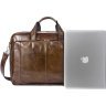 Винтажная деловая сумка для ноутбука с карманом - органайзером VINTAGE STYLE (14769) - 4