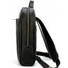 Черный кожаный рюкзак для ноутбука до 14 дюймов TARWA (19656) - 3