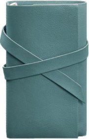 Жіночий шкіряний блокнот (Софт-бук) у бірюзовому кольорі - BlankNote (42495)
