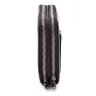 Черная мужская барсетка из кожи с тиснением под крокодила KARYA (0547-53) - 5