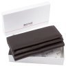 Місткий шкіряний гаманець коричневого кольору Bond Non (10523) - 8