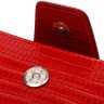 Женский кошелек красного цвета из натуральной кожи с тиснением с монетницей CANPELLINI (2421731) - 3