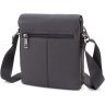 Мужская сумка через плечо из высококачественной натуральной кожи черного цвета H.T. Leather (63395) - 3