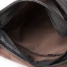 Мужская черная сумка через плечо из мягкой кожи Tiding Bag (15837) фото №5 Мужская черная сумка через плечо из мягкой кожи Tiding Bag (15837) modnotak фото - 5
