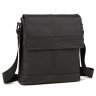 Мужская черная сумка через плечо из мягкой кожи Tiding Bag (15837) фото №9 Мужская черная сумка через плечо из мягкой кожи Tiding Bag (15837) modnotak фото - 9