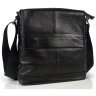 Мужская черная сумка через плечо из мягкой кожи Tiding Bag (15837) фото №11 Мужская черная сумка через плечо из мягкой кожи Tiding Bag (15837) modnotak фото - 11