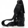 Мужская черная сумка через плечо из мягкой кожи Tiding Bag (15837) - 13