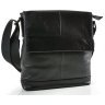 Мужская черная сумка через плечо из мягкой кожи Tiding Bag (15837) фото №14 Мужская черная сумка через плечо из мягкой кожи Tiding Bag (15837) modnotak фото - 14