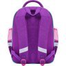 Фіолетовий рюкзак для школи з текстилю з однорогами Bagland (53695) - 3
