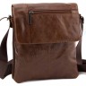 Кожаная мужская сумка без надписей Leather Collection (10368) - 1